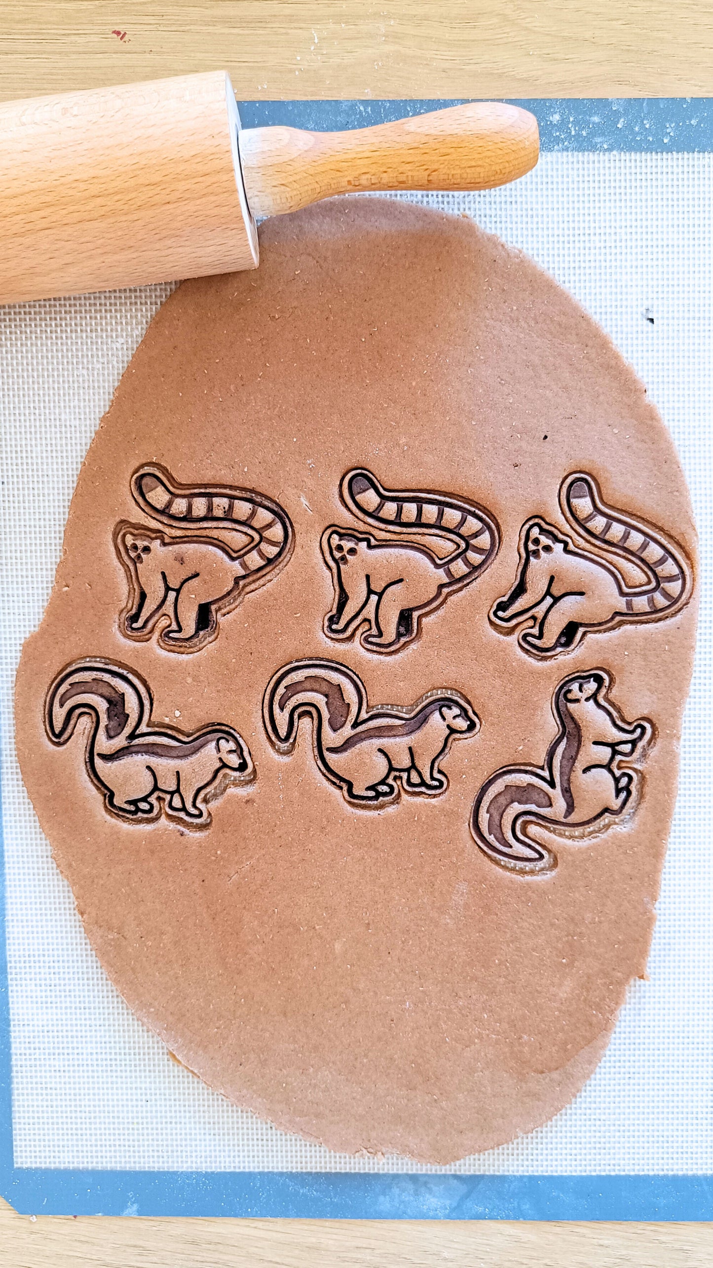 Skunk - cookie cutter set