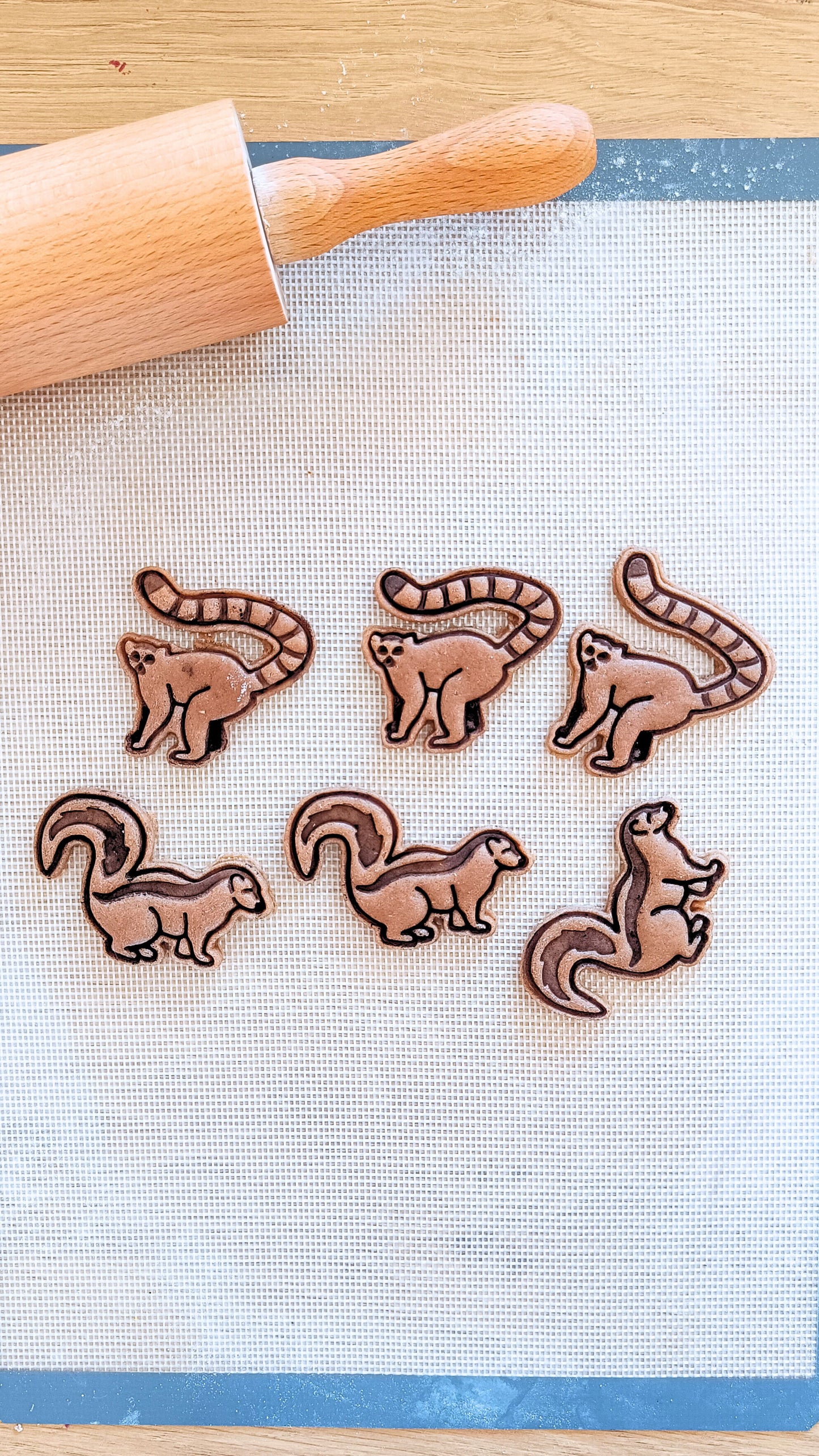 Skunk - cookie cutter set