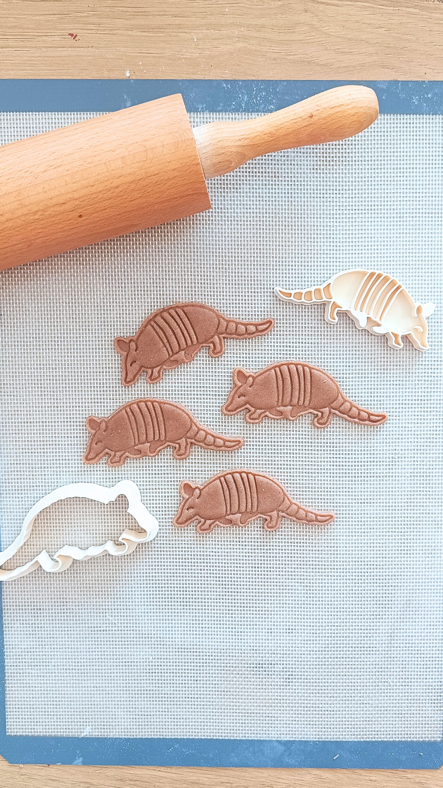 Armadillo - cookie cutter set