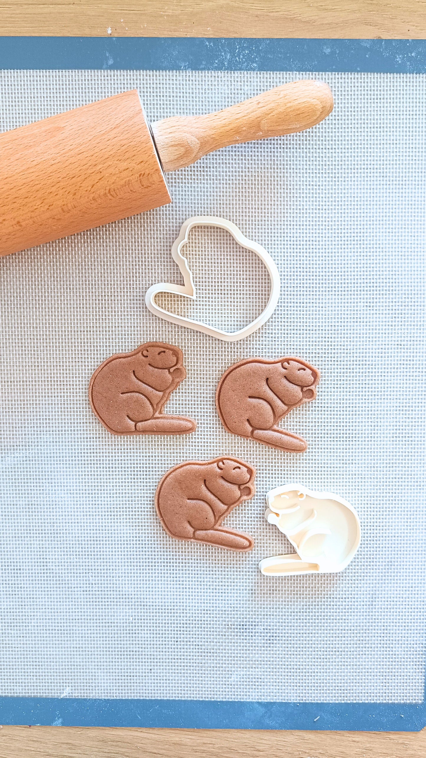 Beaver - cookie cutter set