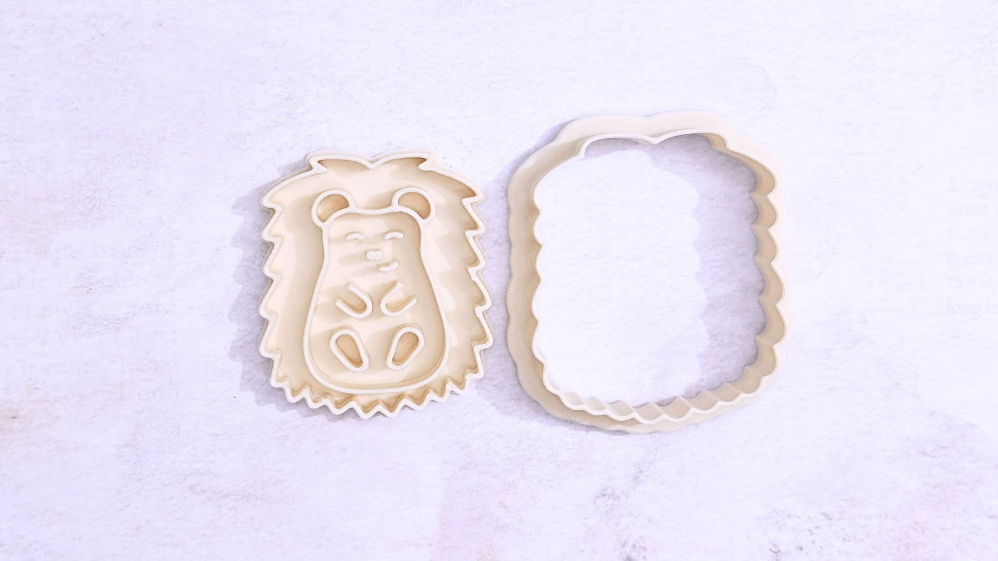 Hedgehog - cookie cutter set