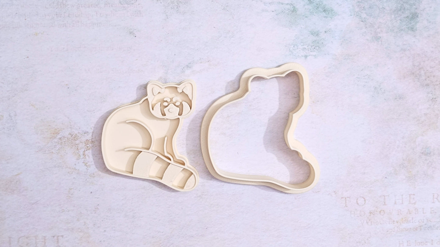 Red panda - cookie cutter set