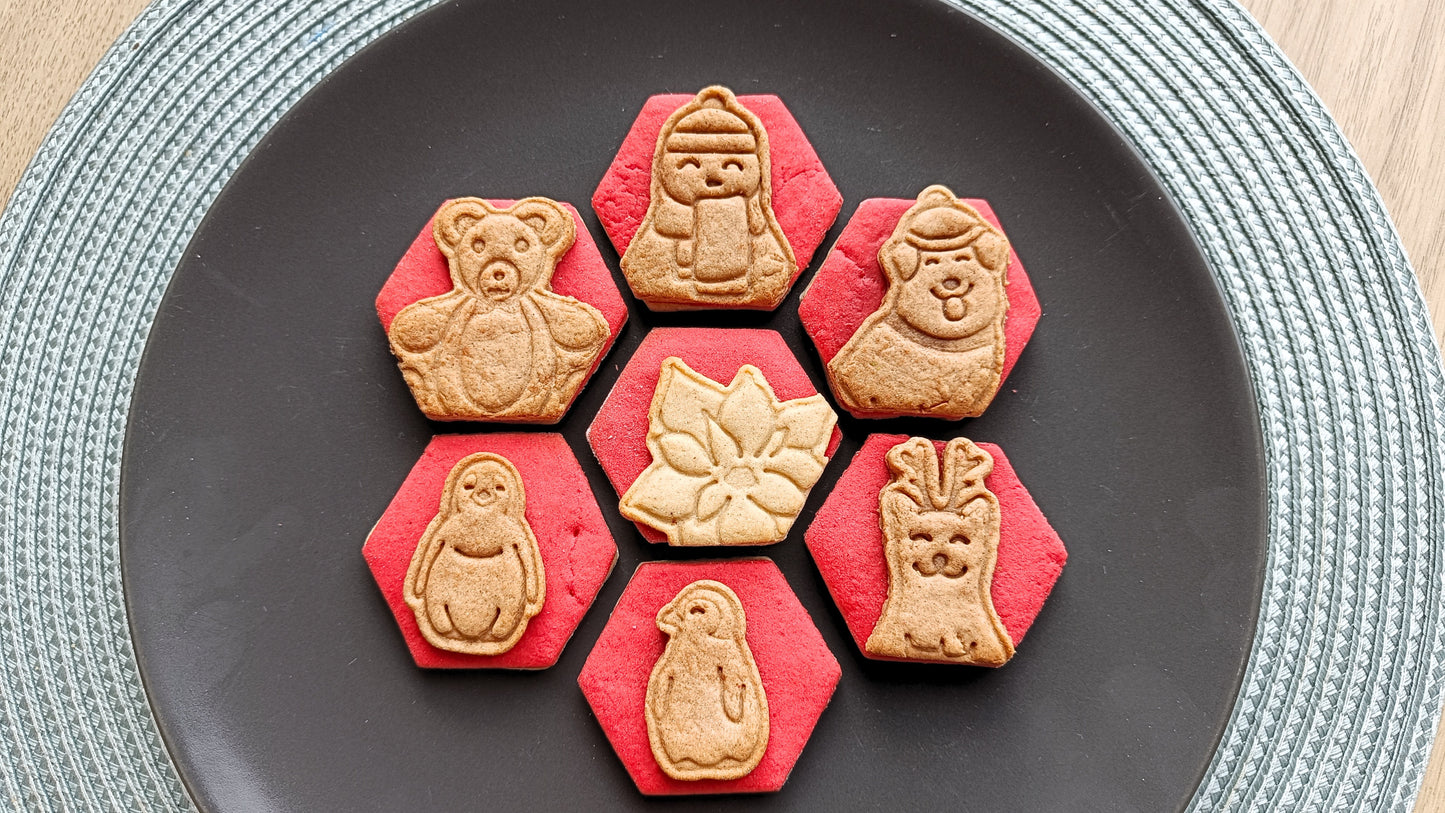 Christmas dog - cookie cutter set