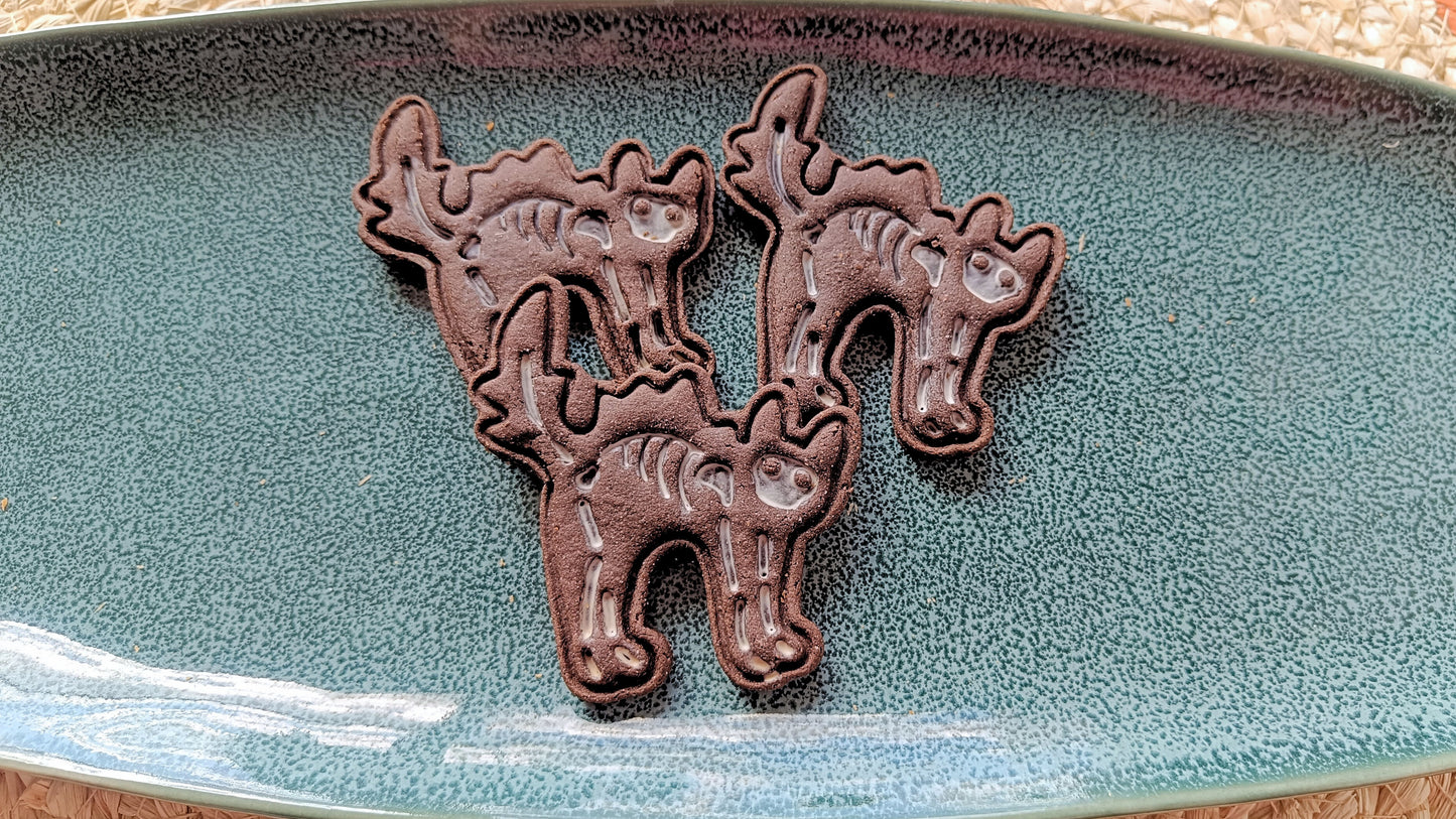 Cat skeleton - cookie cutter set