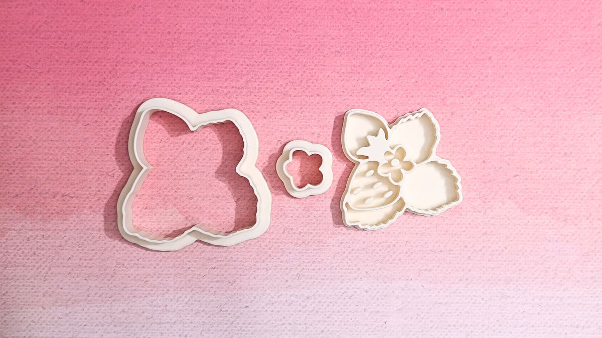 Strawberry - cookie cutter set
