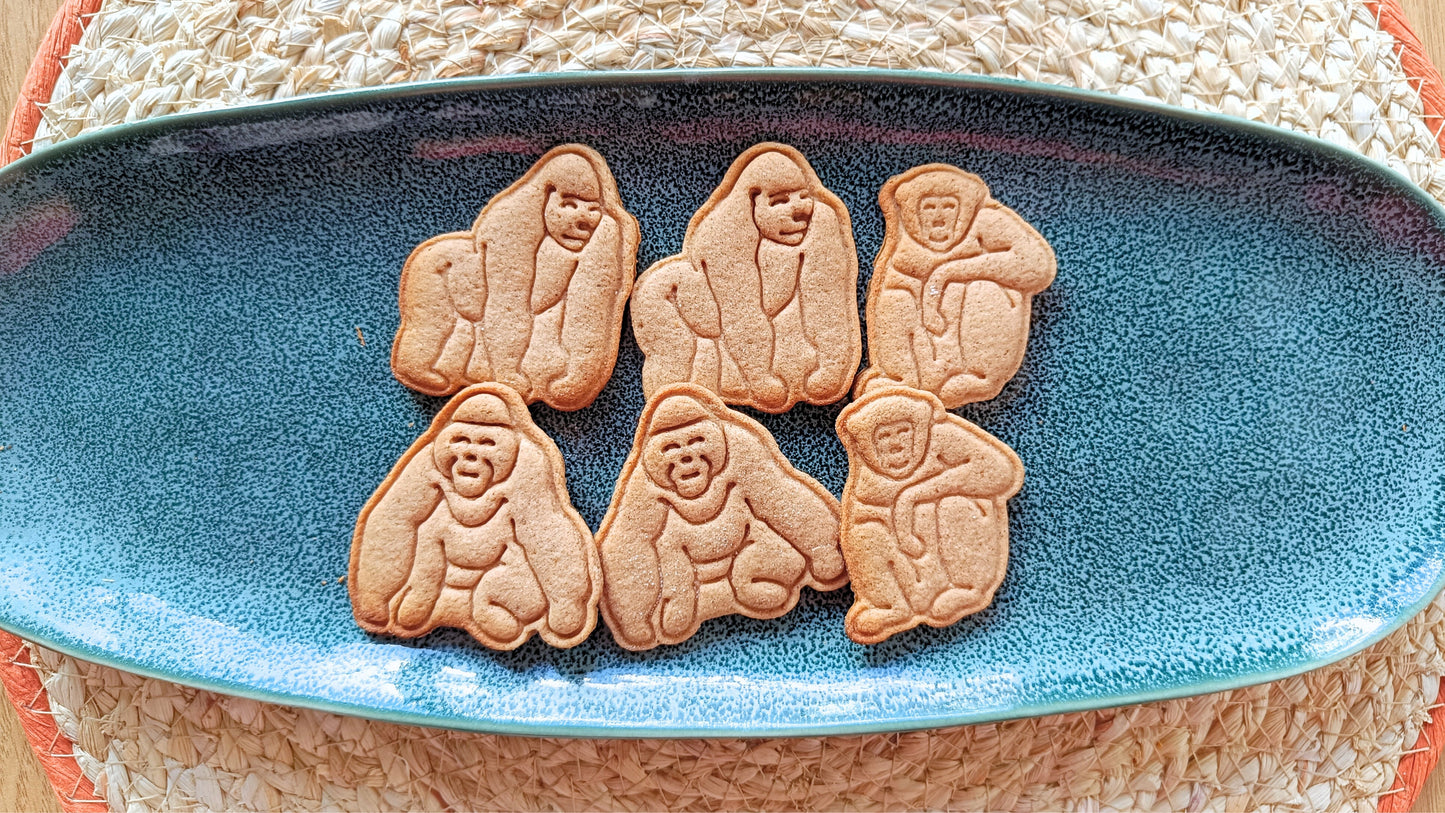 Gorilla - cookie cutter set