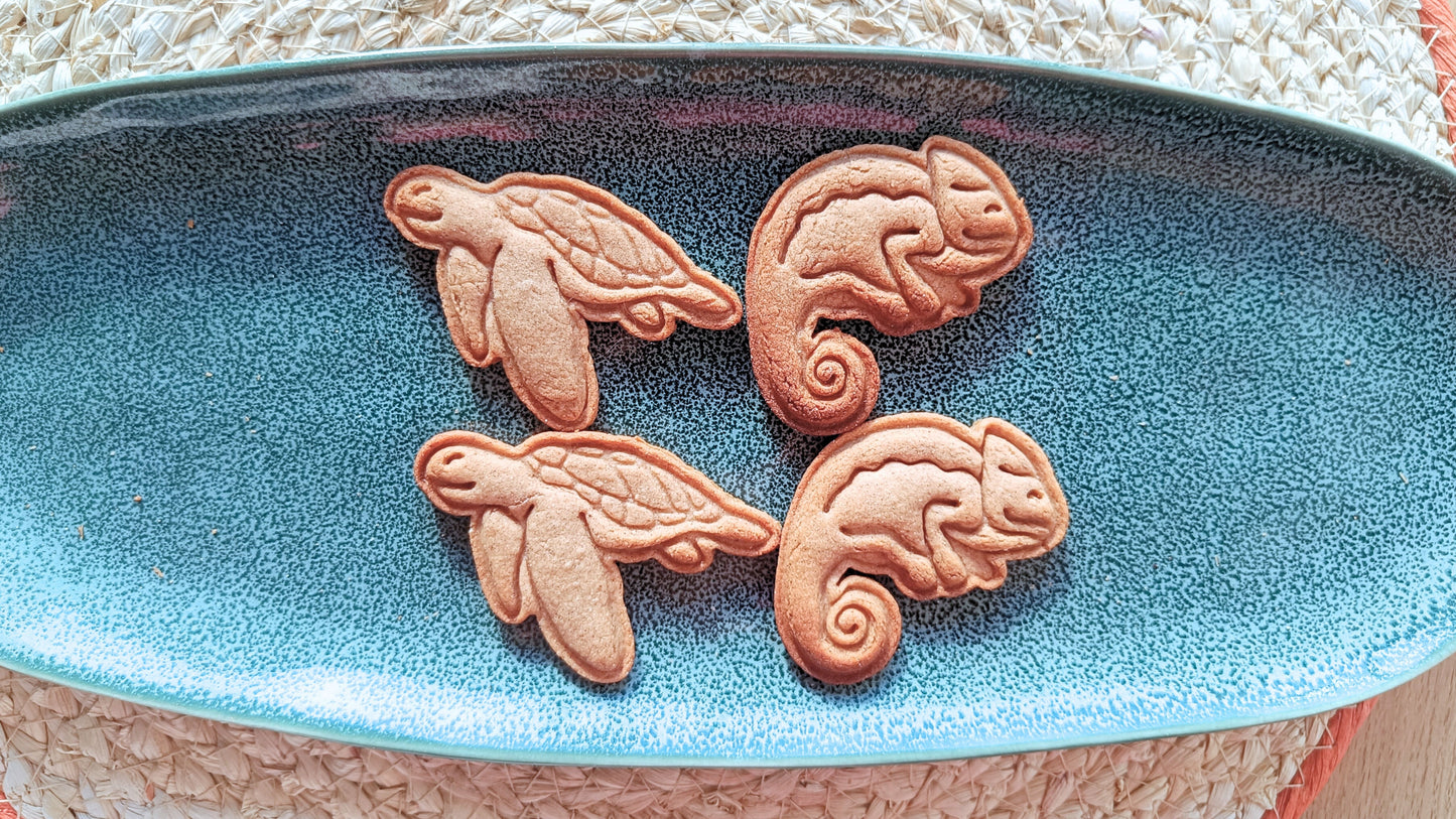 Chameleon - cookie cutter set