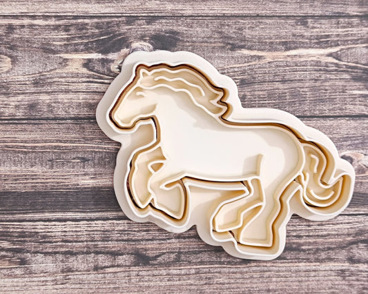 Shire horse - cookie cutter set