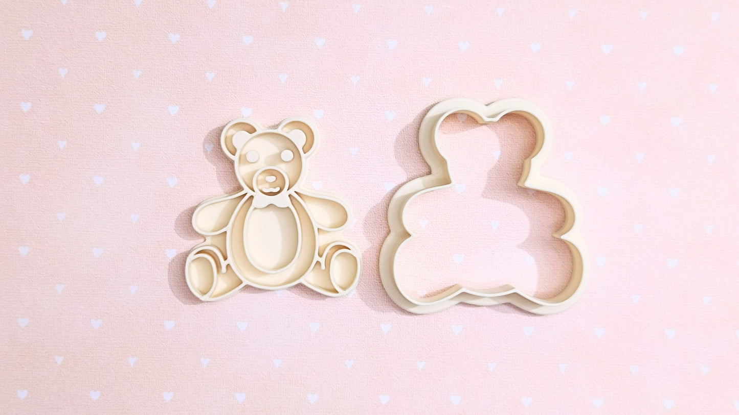 Teddy bear - cookie cutter set