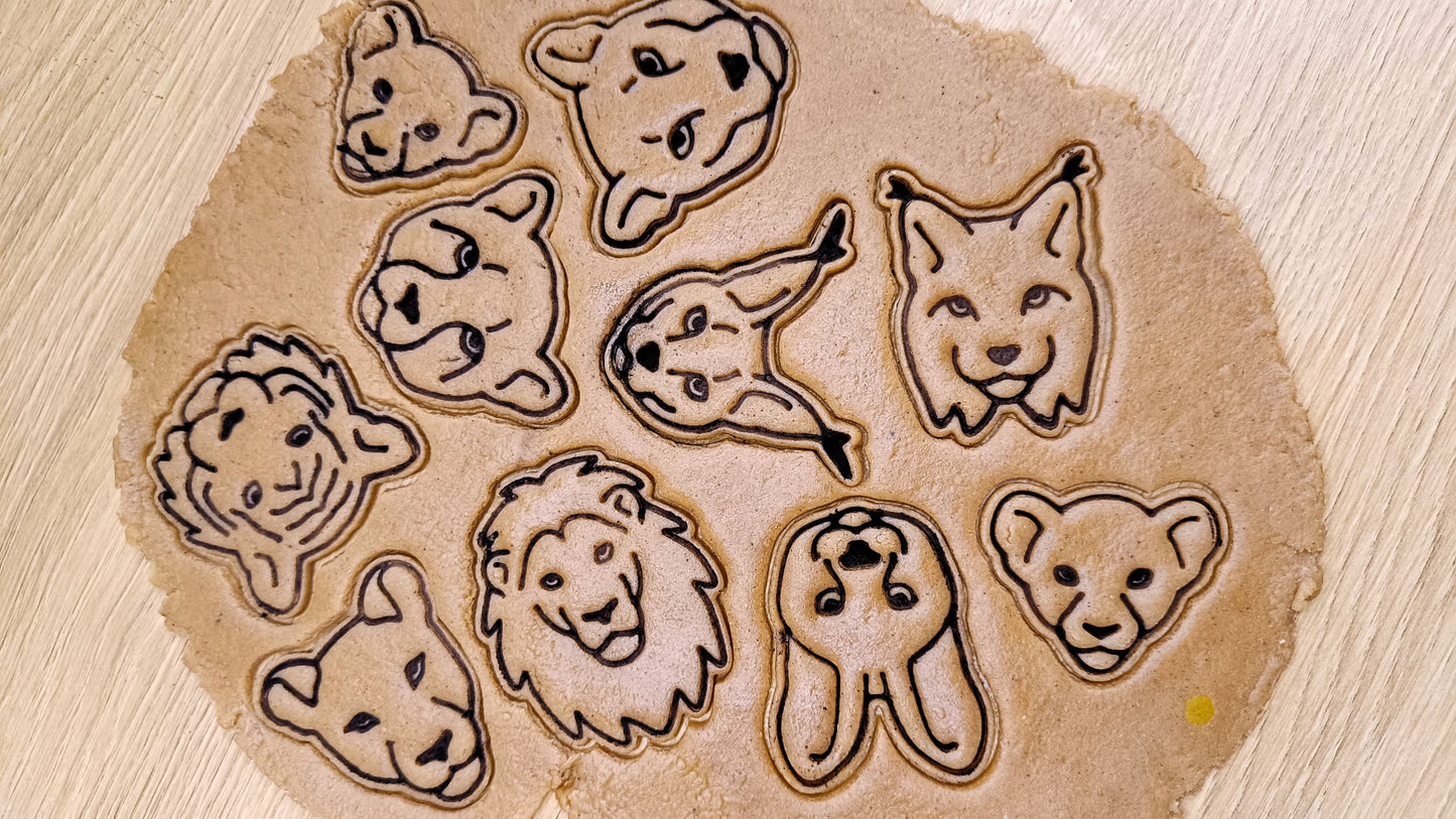 Baby lion - cookie cutter set