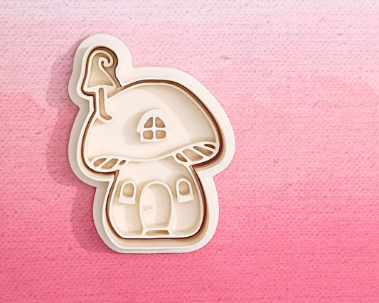 Mushroom house - cookie cutter set