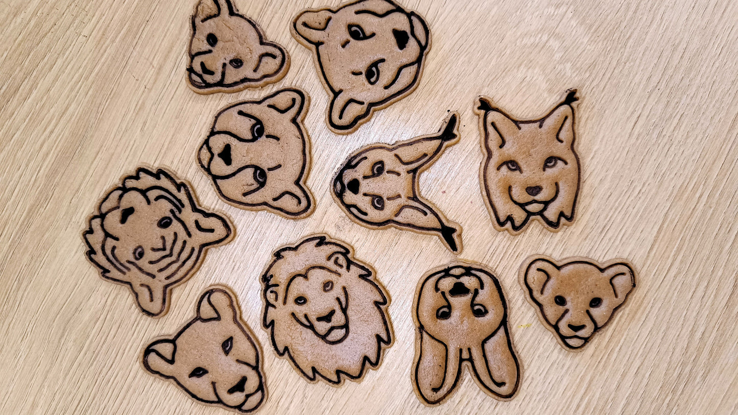 Baby lion - cookie cutter set