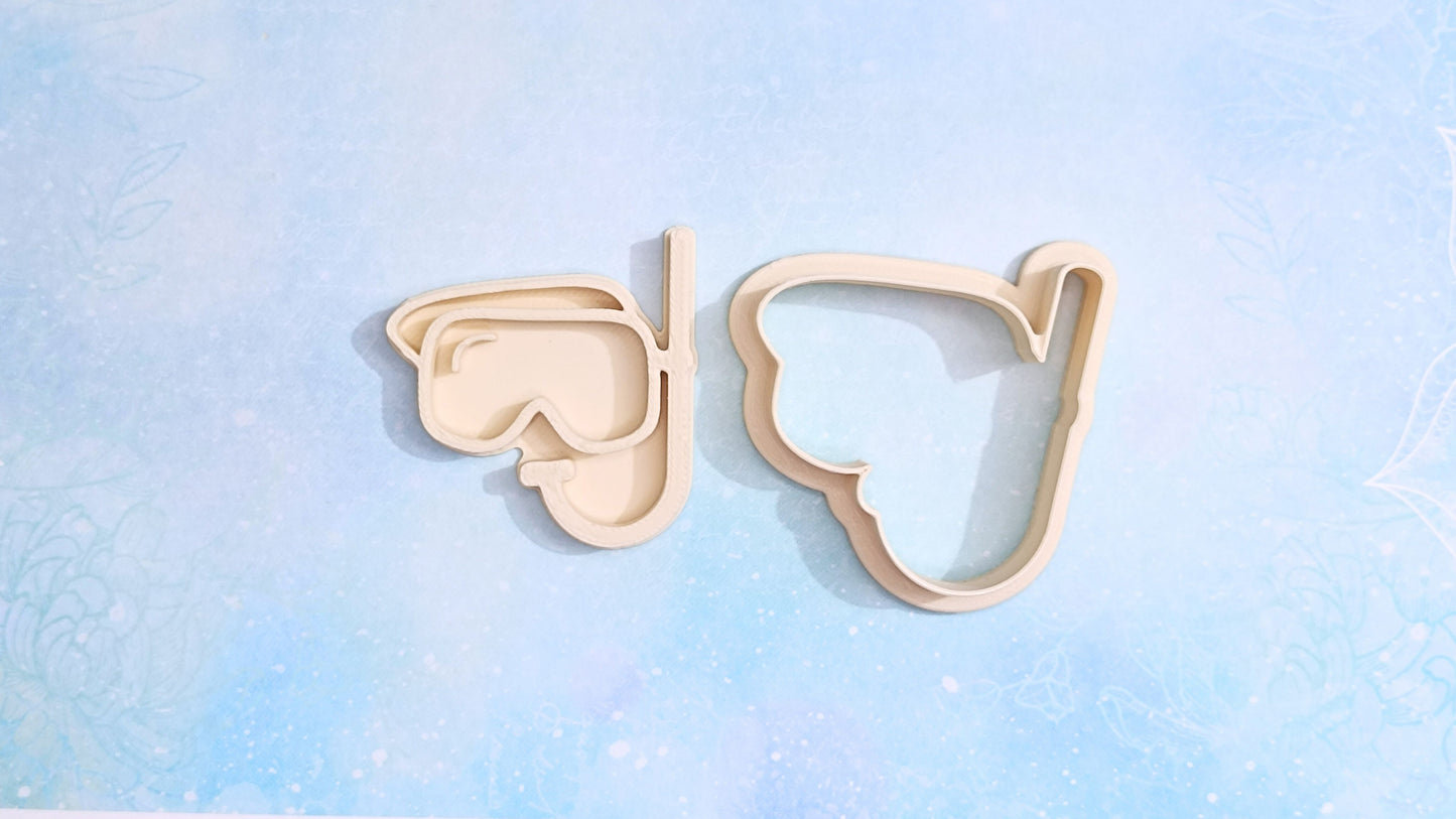 Diving goggles - cookie cutter set