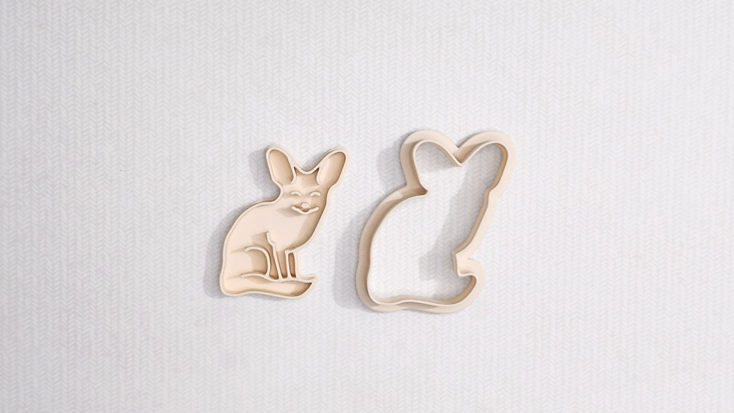 Fennec fox - cookie cutter set