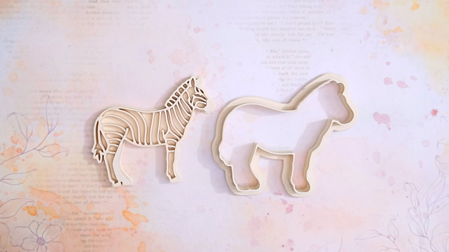 Zebra - cookie cutter set