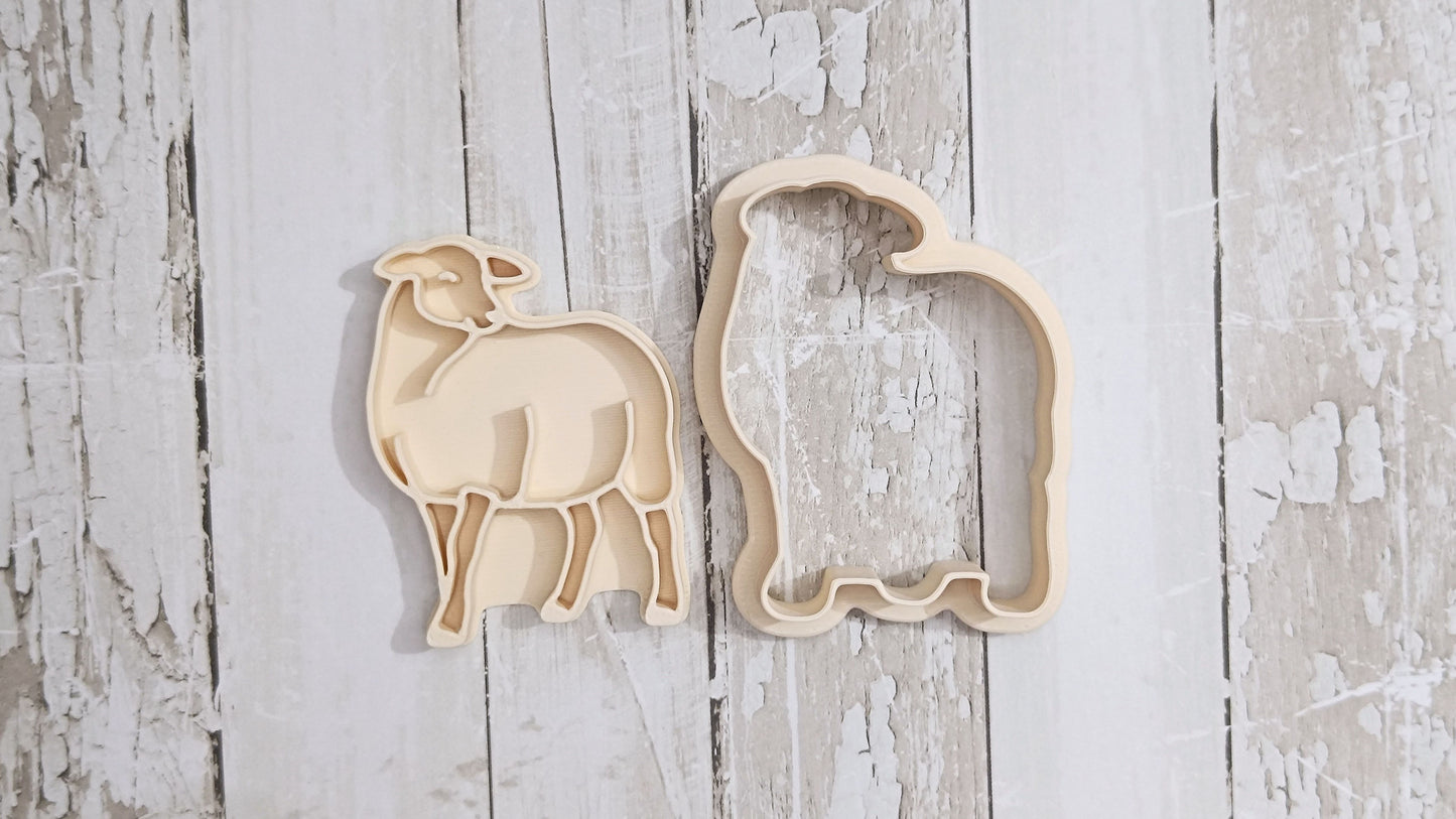 Sheep - cookie cutter set