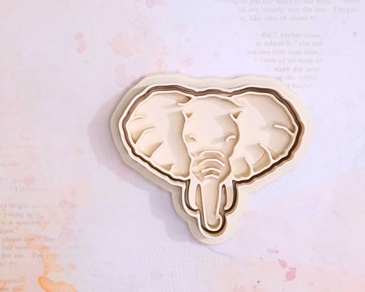 Elephant head - cookie cutter set