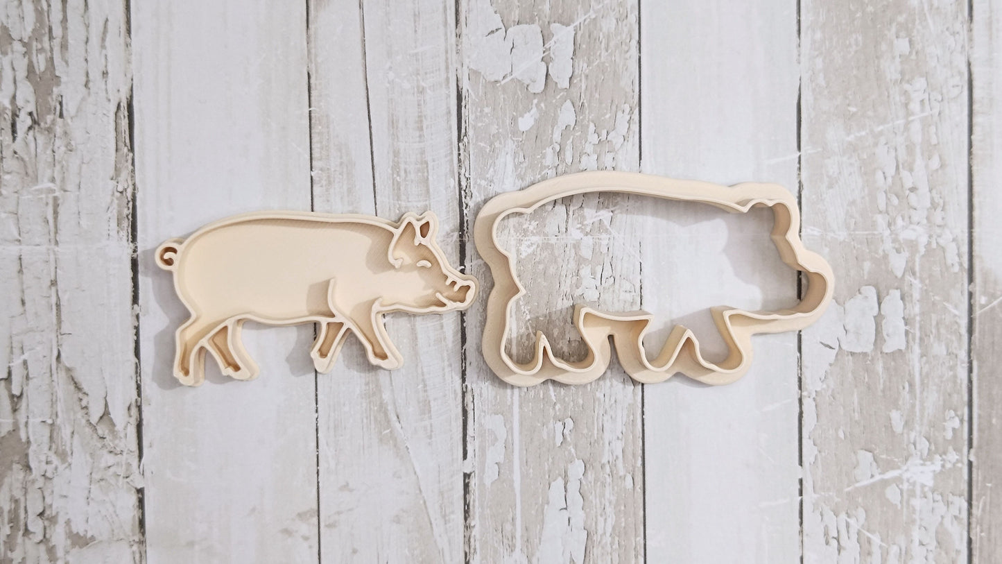 Pig - cookie cutter set