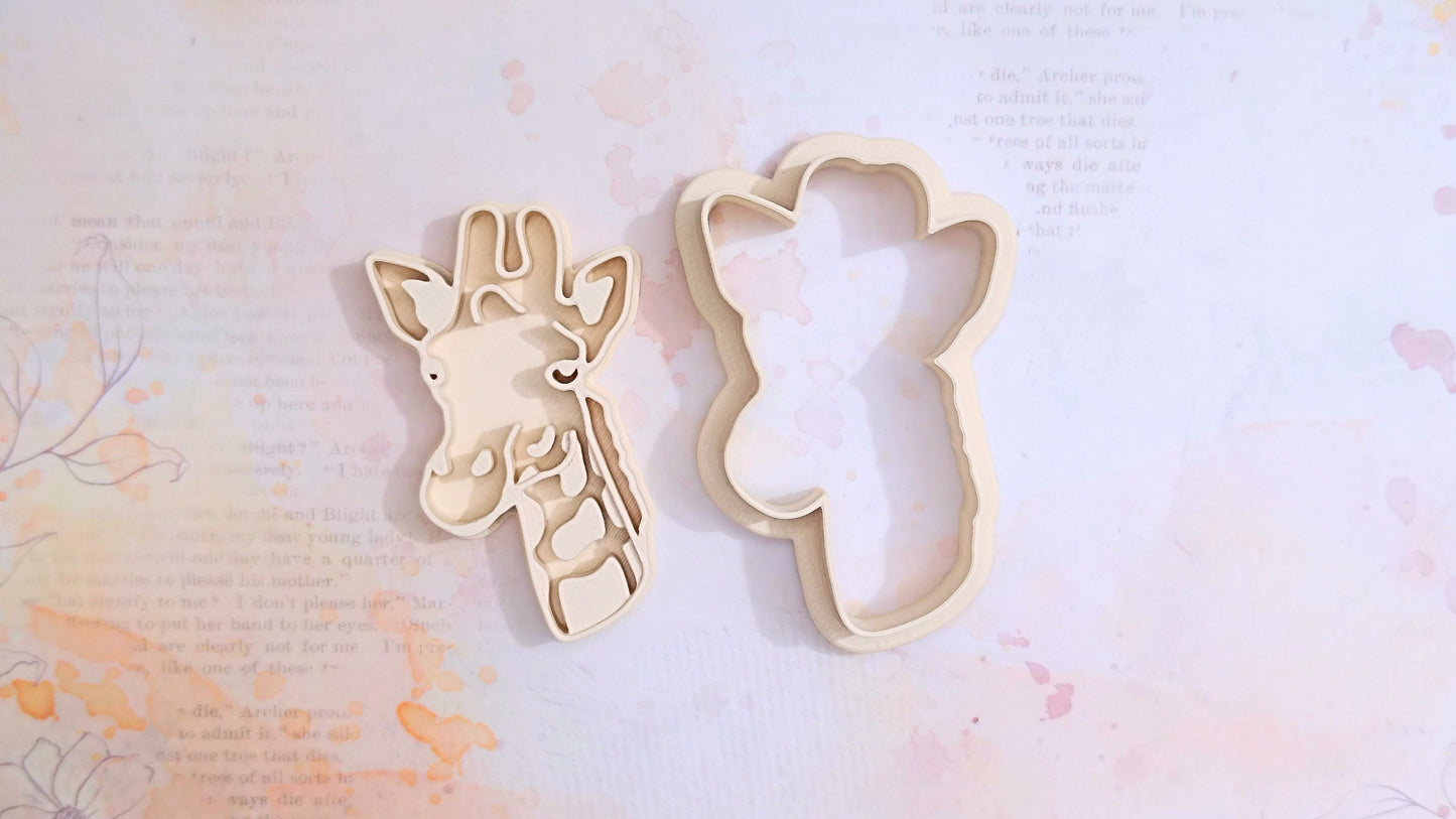 Giraffe head - cookie cutter set