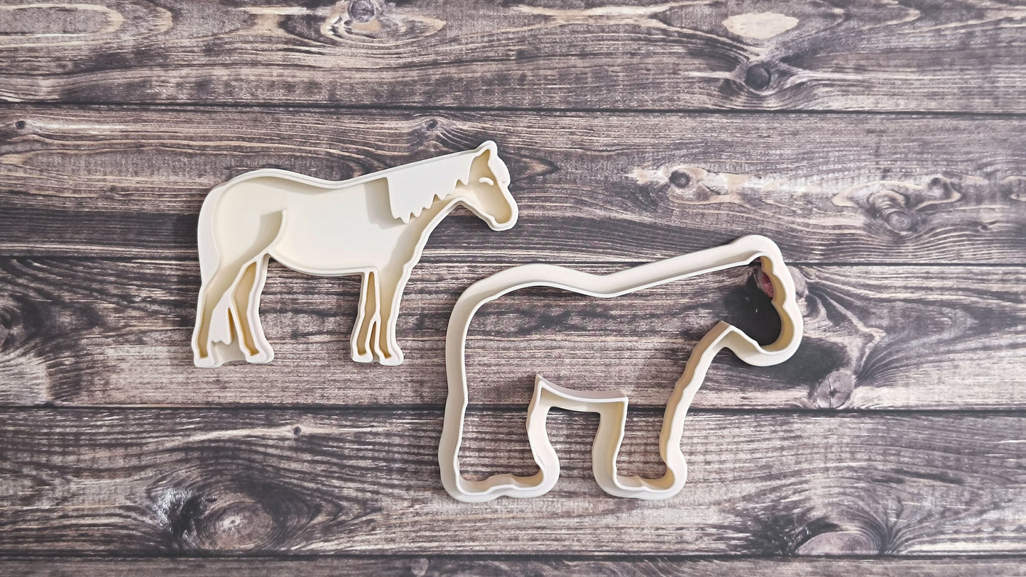 Quarter horse - cookie cutter set