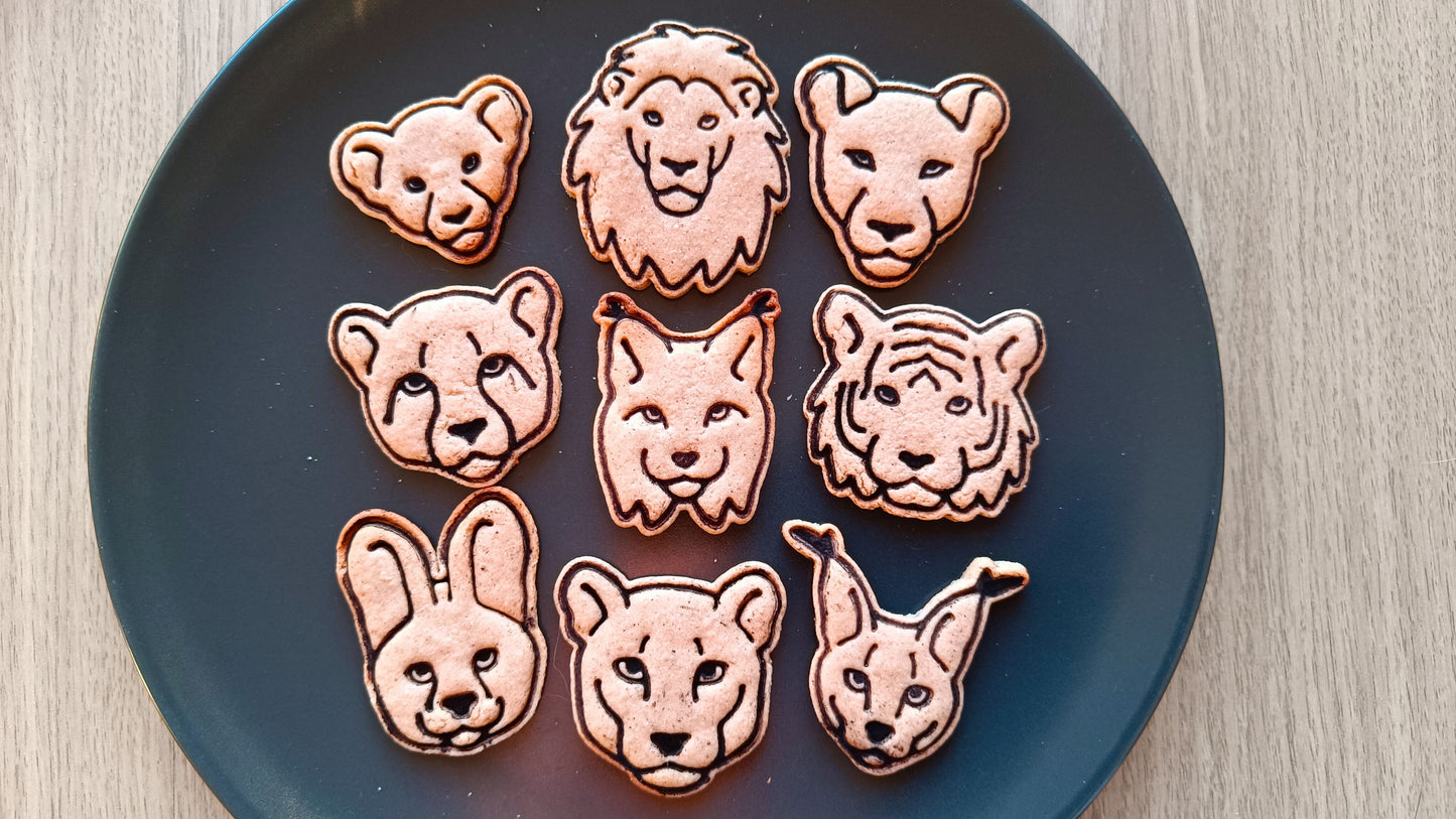 Baby lion - cookie cutter set