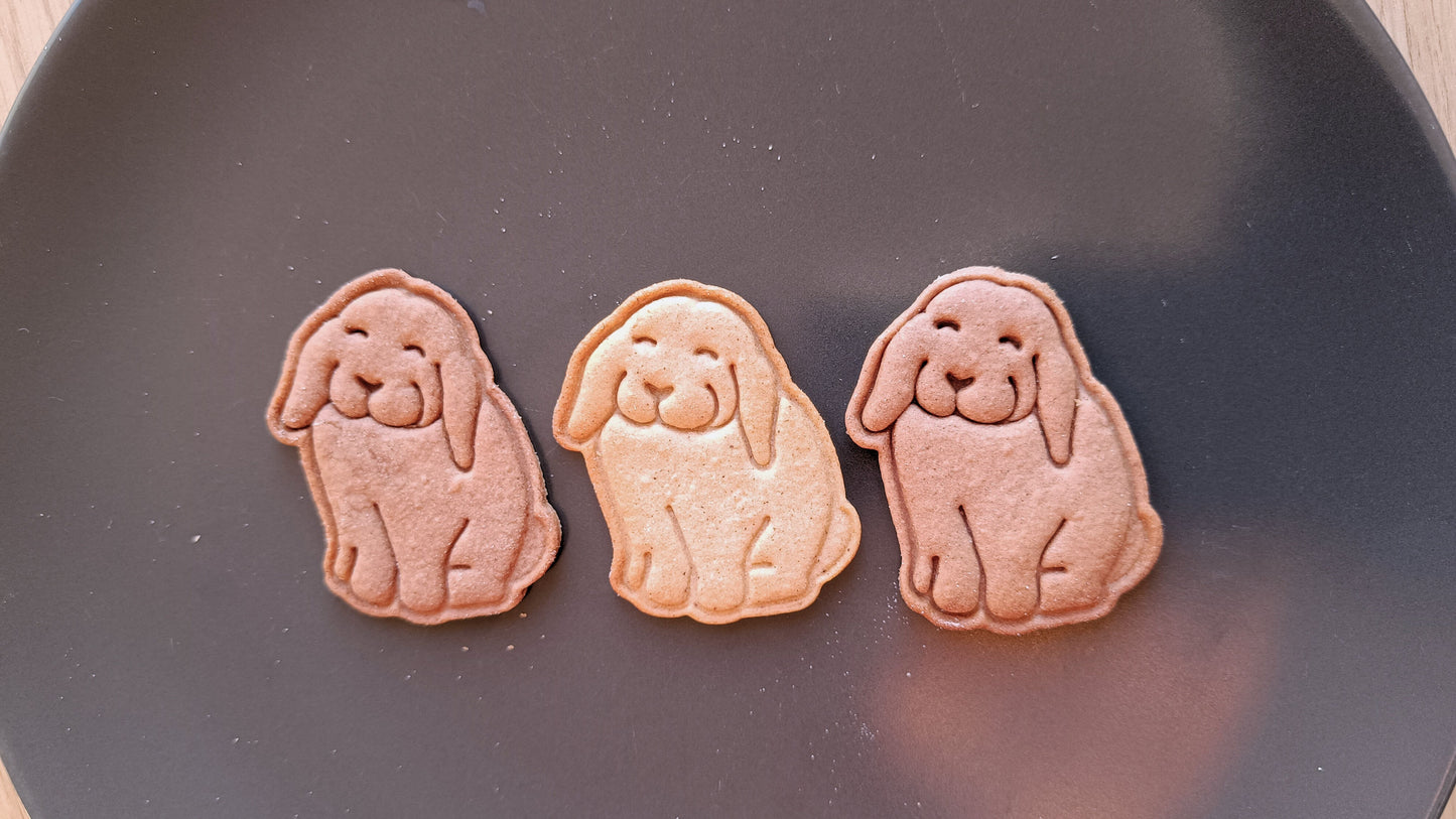 Floppy ear bunny - cookie cutter set