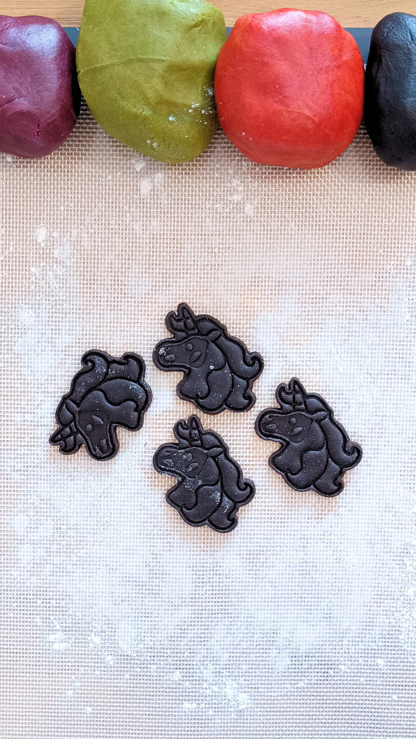 Unicorn skull - cookie cutter set