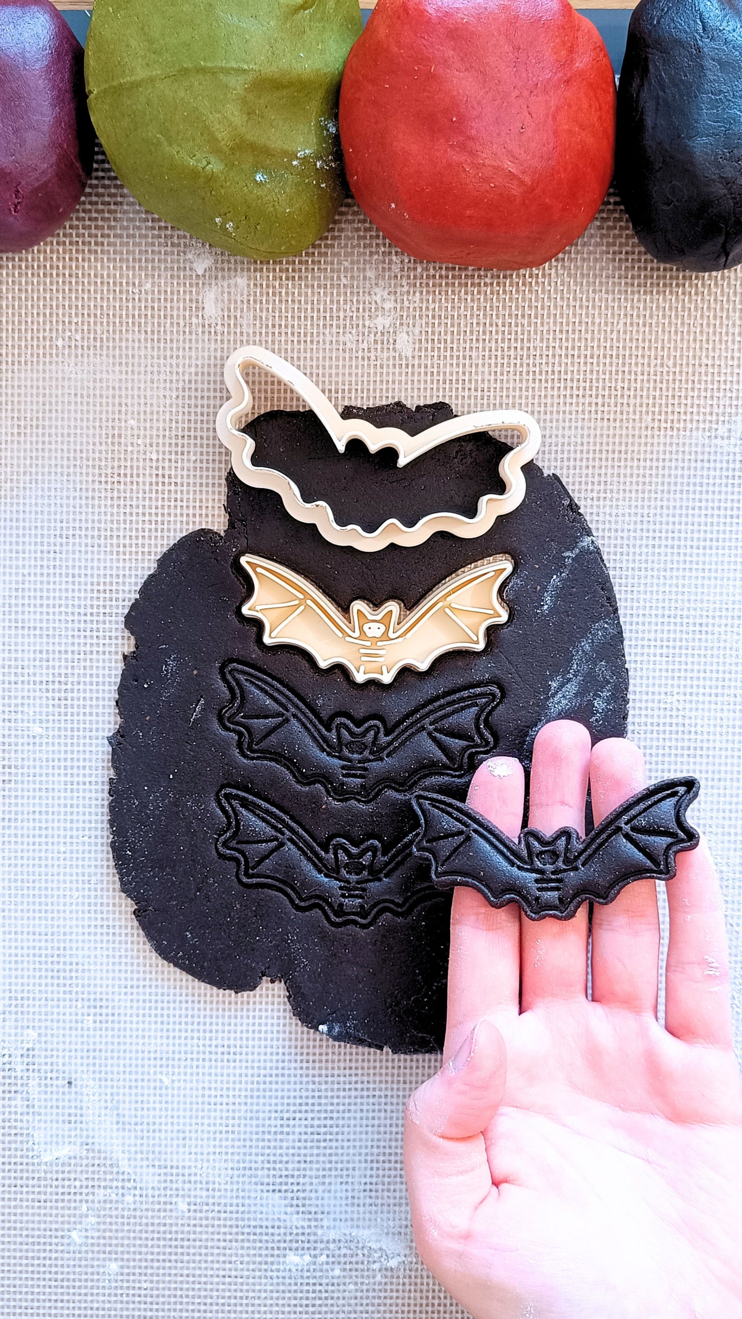 Bat skeleton - cookie cutter set