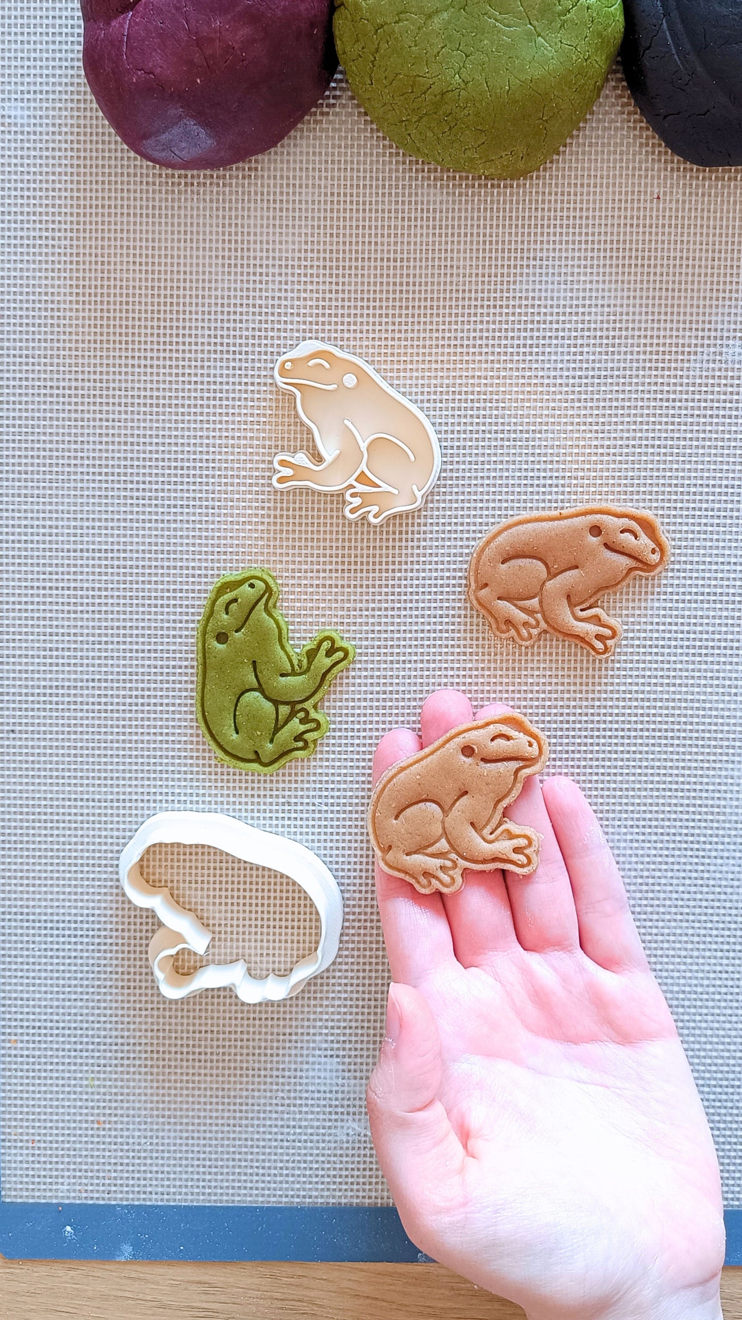 Frog - cookie cutter set