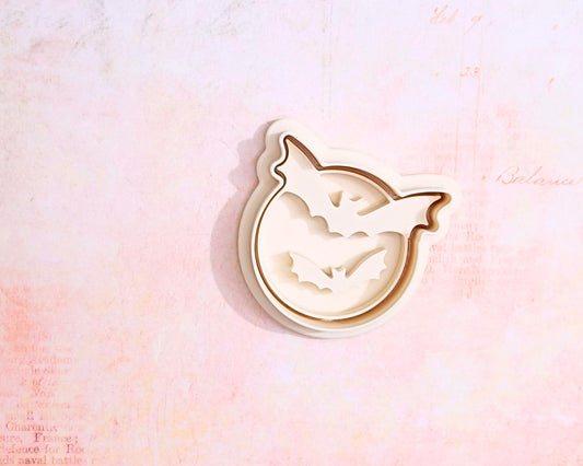 Bats silhouettes - cookie cutter set