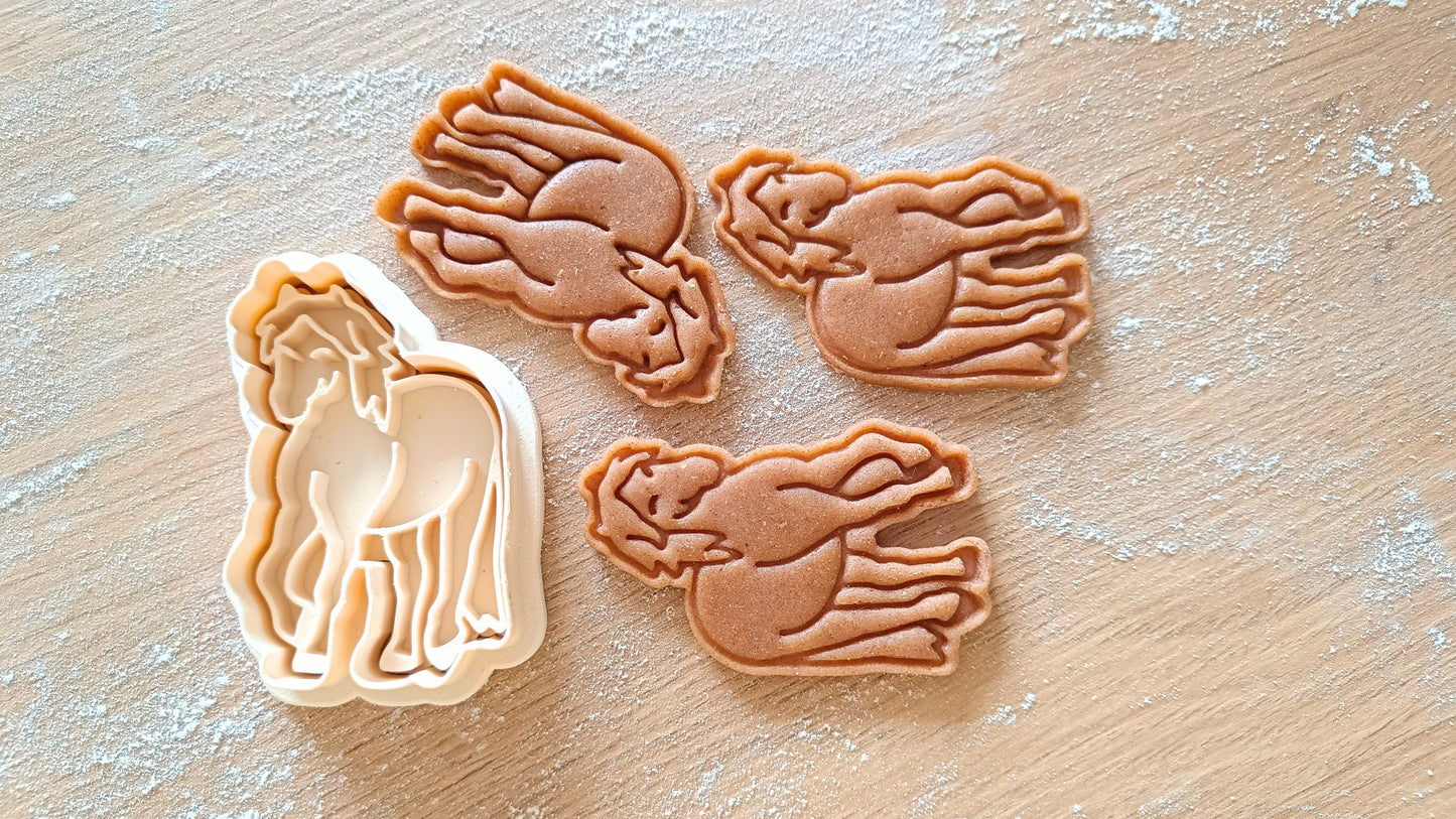 Exmoor pony - cookie cutter set