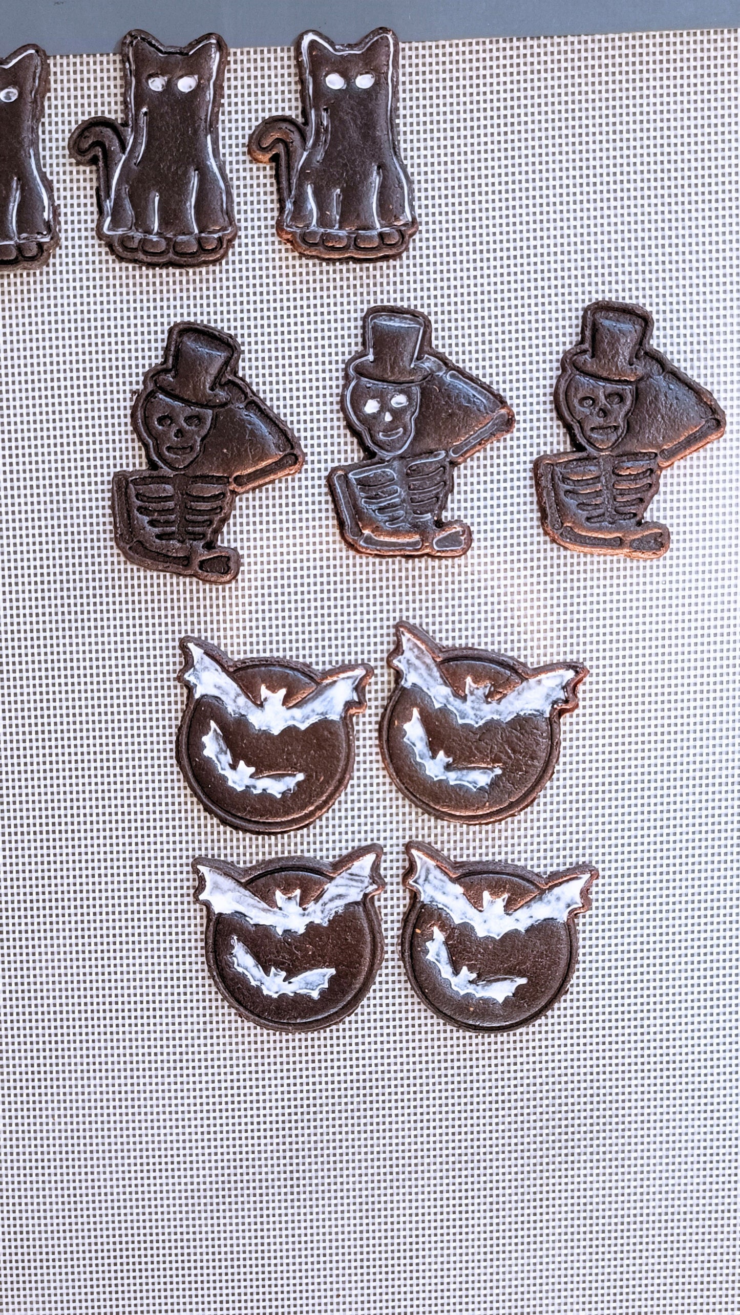 Bats silhouettes - cookie cutter set