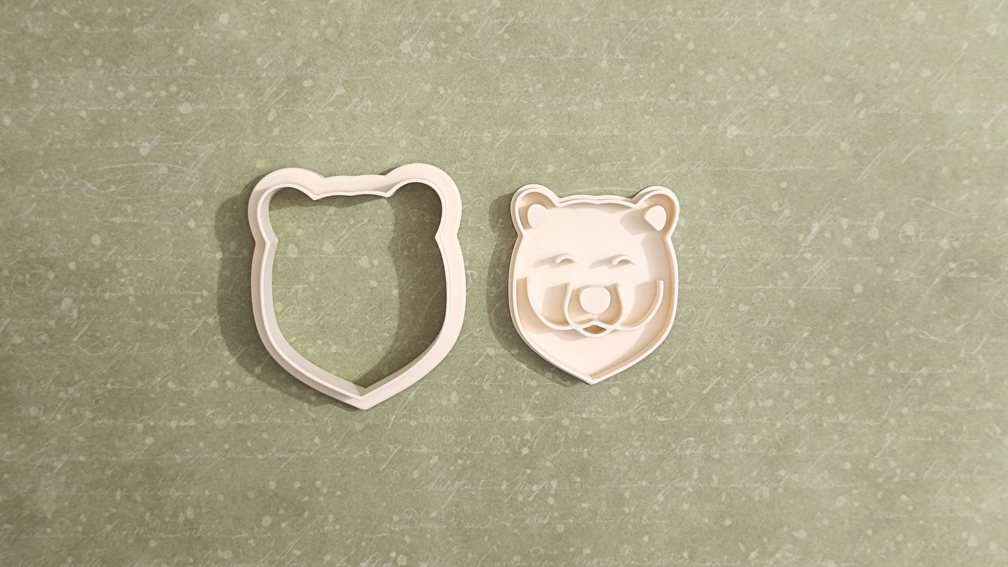 Gryzzly head - cookie cutter set