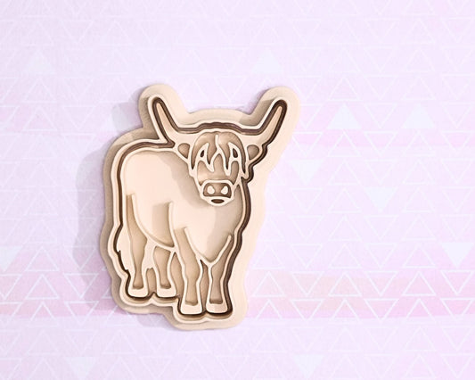 Highland cow - cookie cutter set