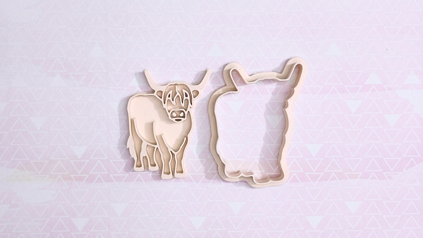 Highland cow - cookie cutter set