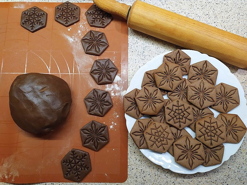 Snowflakes - cookie cutter set 2