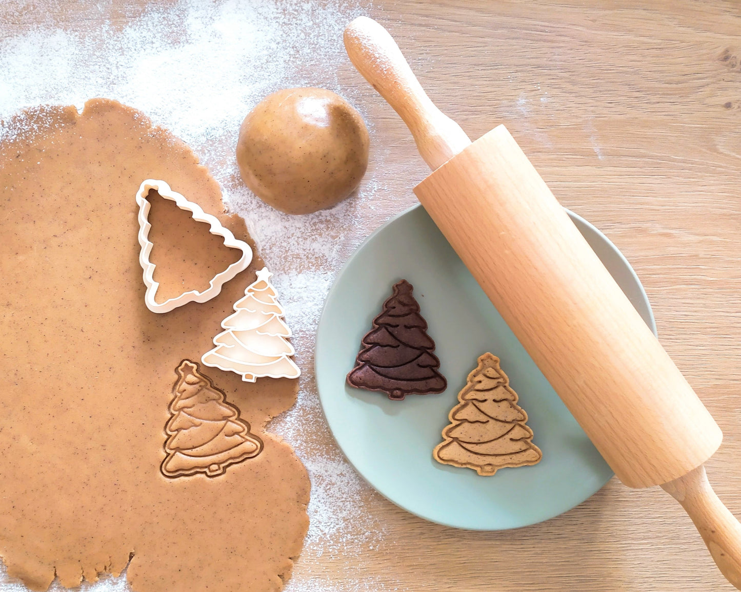 Christmas tree - cookie cutter set