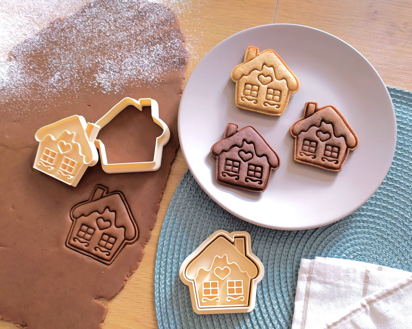 Gingerbread house - cookie cutter set