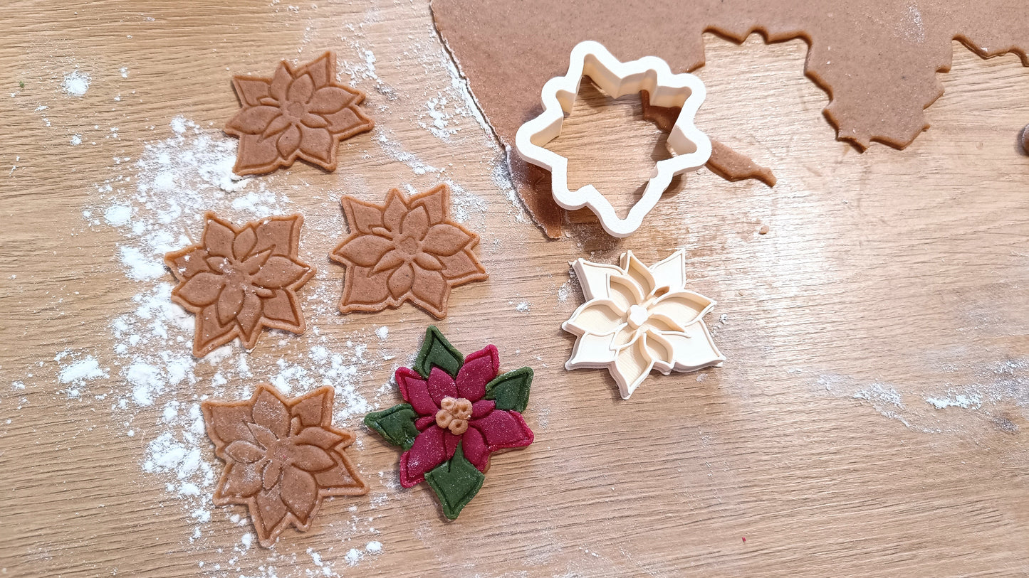 Poinsettia - cookie cutter set