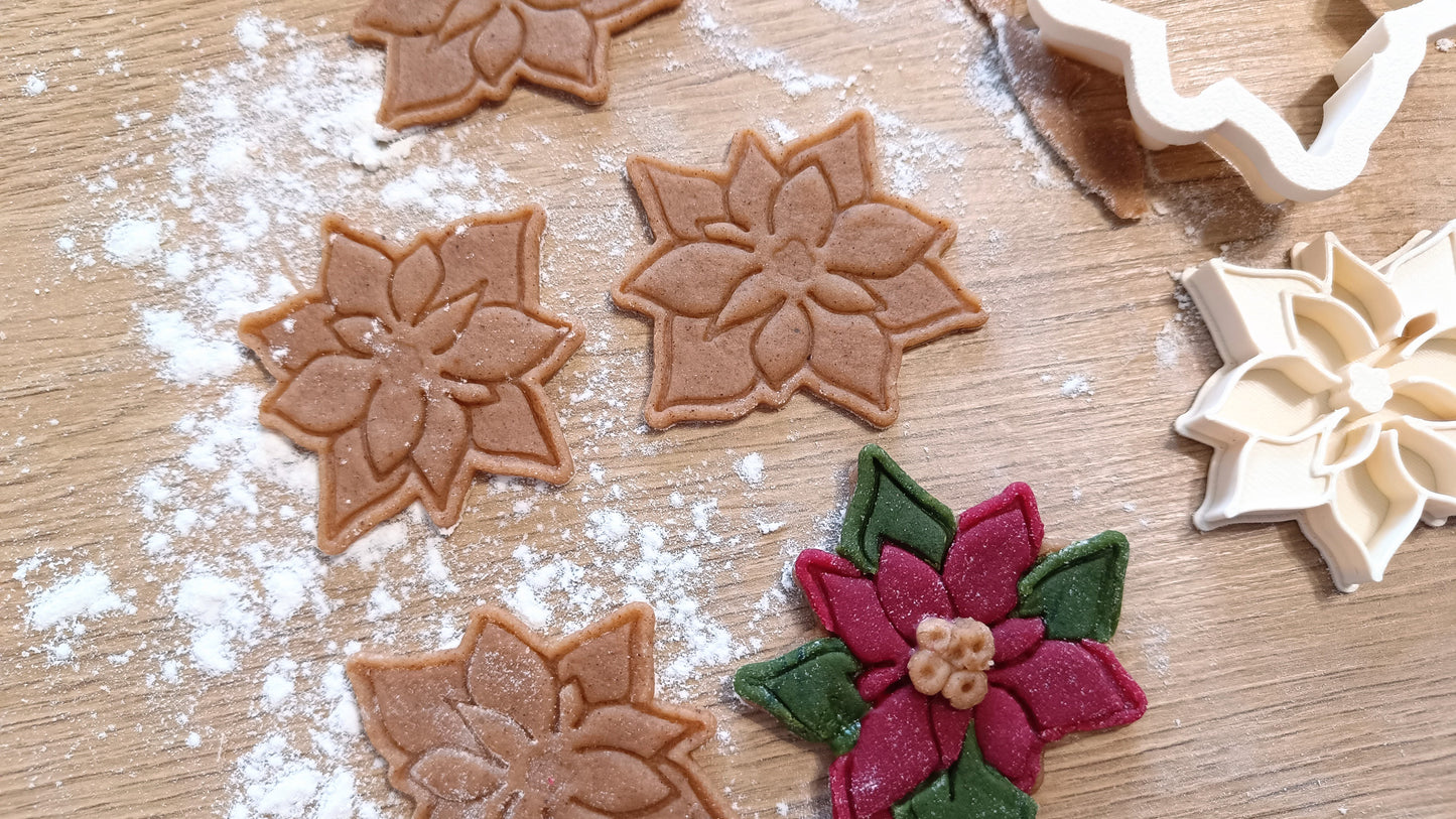 Poinsettia - cookie cutter set