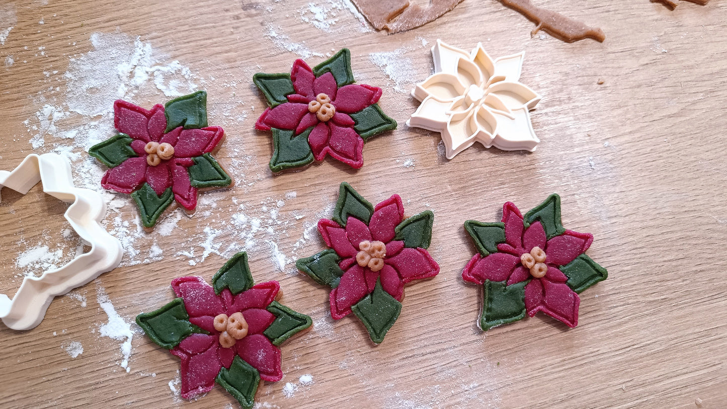 Poinsettia - cookie cutter set