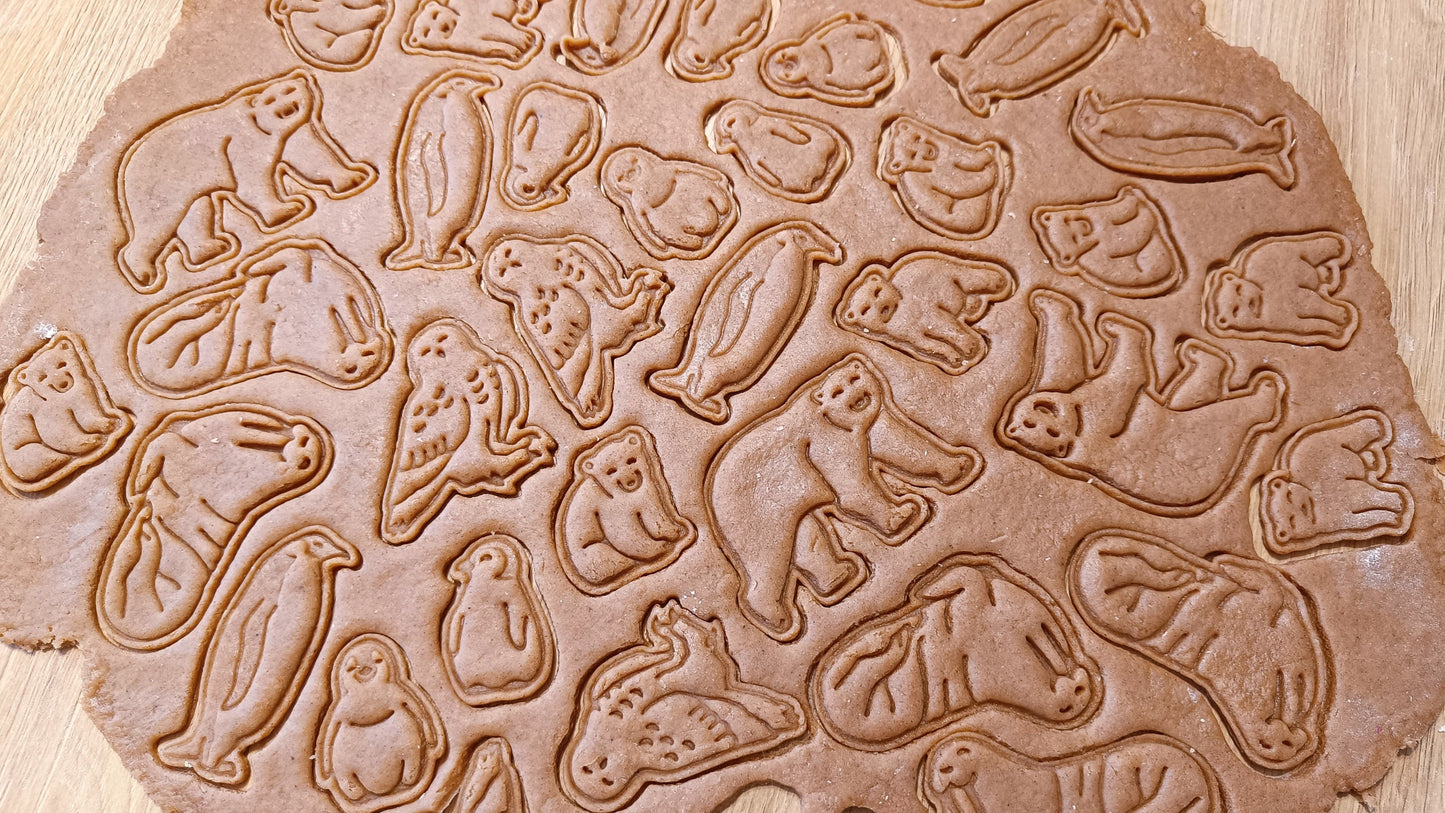 Emperor penguin - cookie cutter set