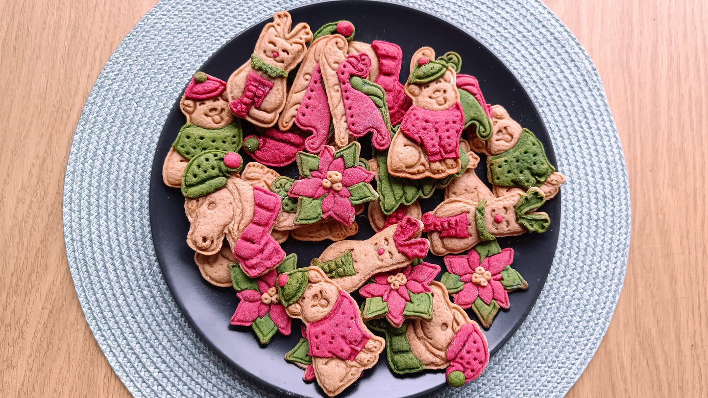 Christmas dog - cookie cutter set