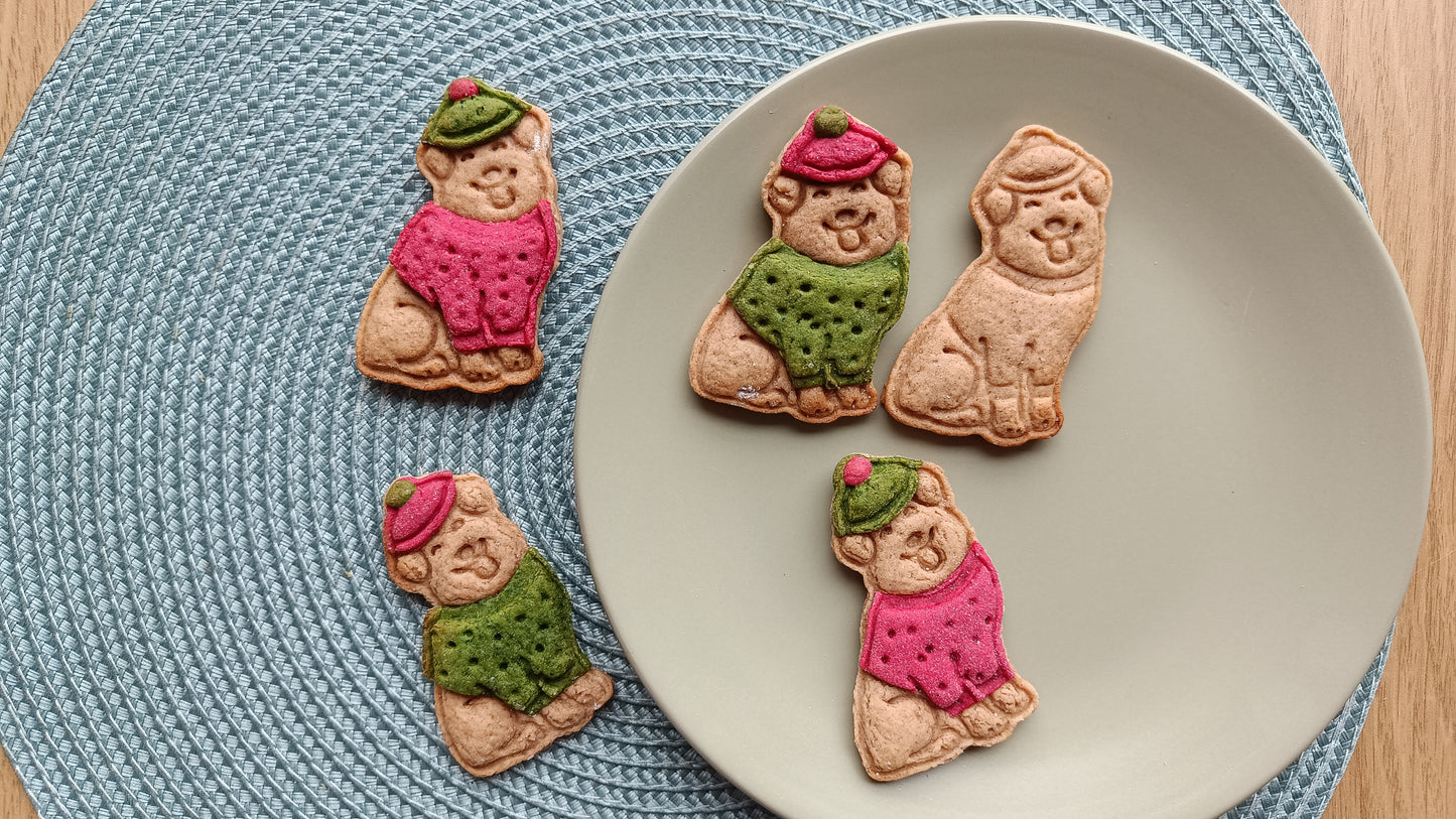 Christmas dog - cookie cutter set