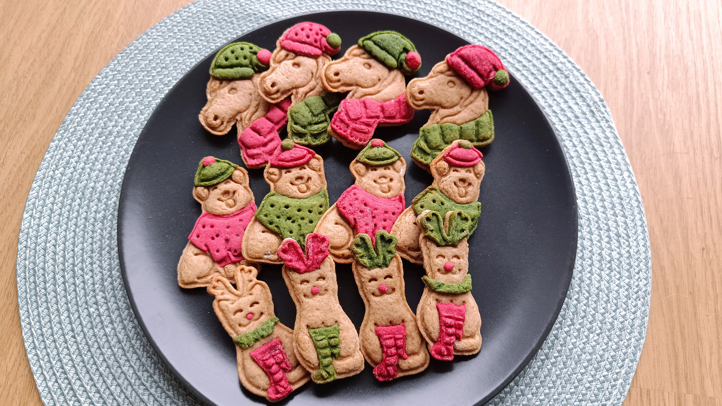 Christmas dog - cookie cutter set