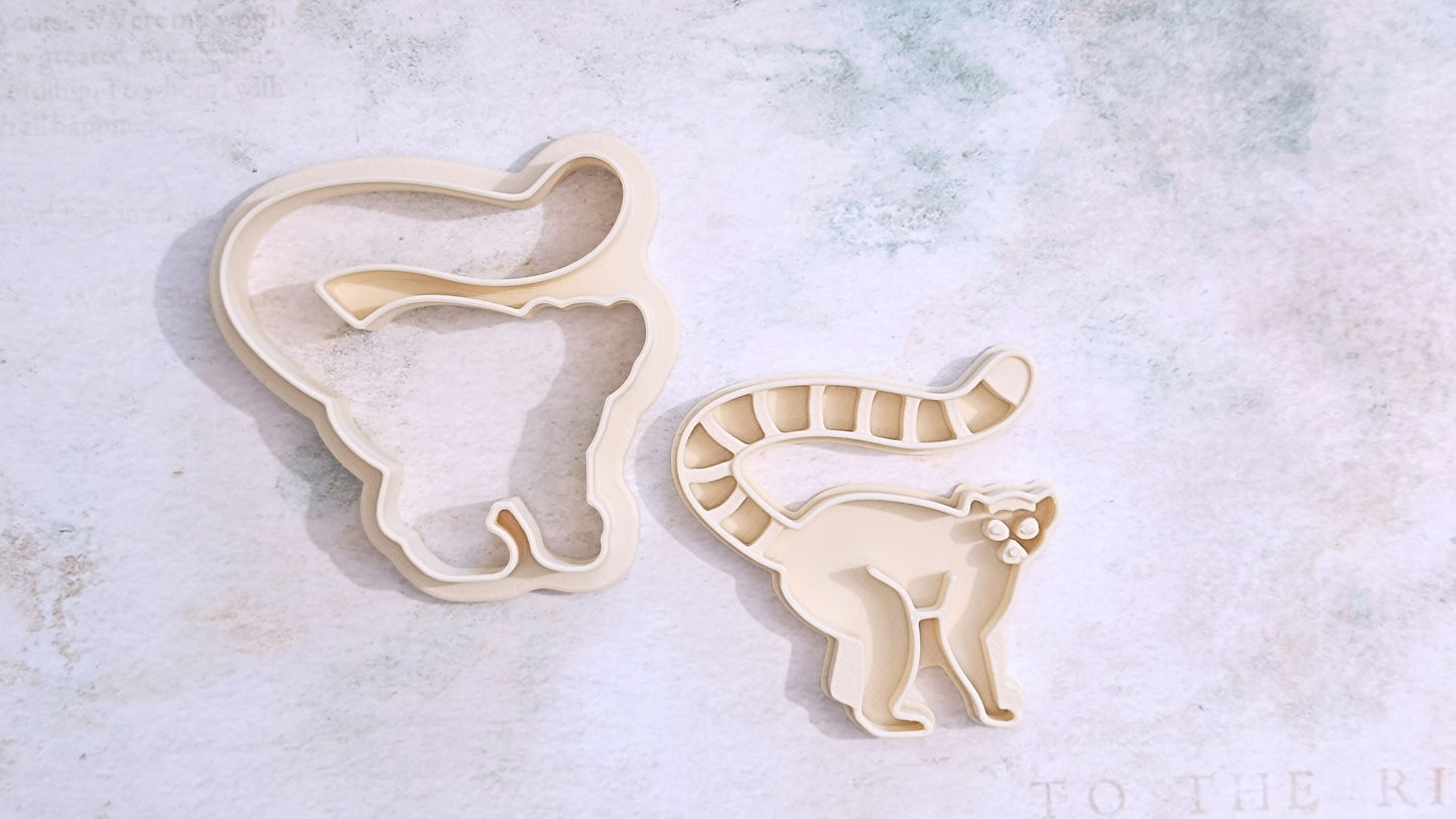 Ring-tailed Lemur - cookie cutter set