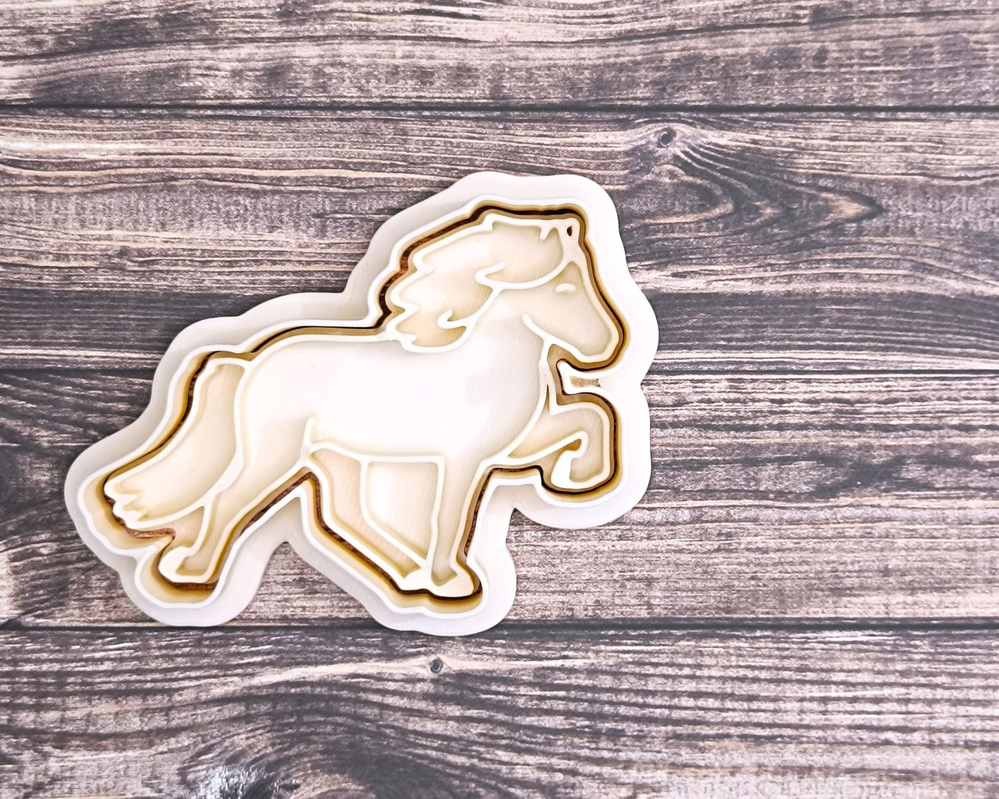Icelandic horse - cookie cutter set