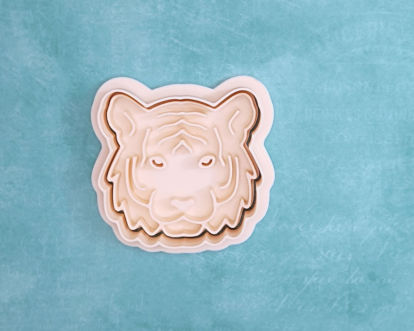 Tiger, head - cookie cutter set