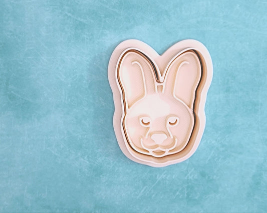 Serval, head - cookie cutter set