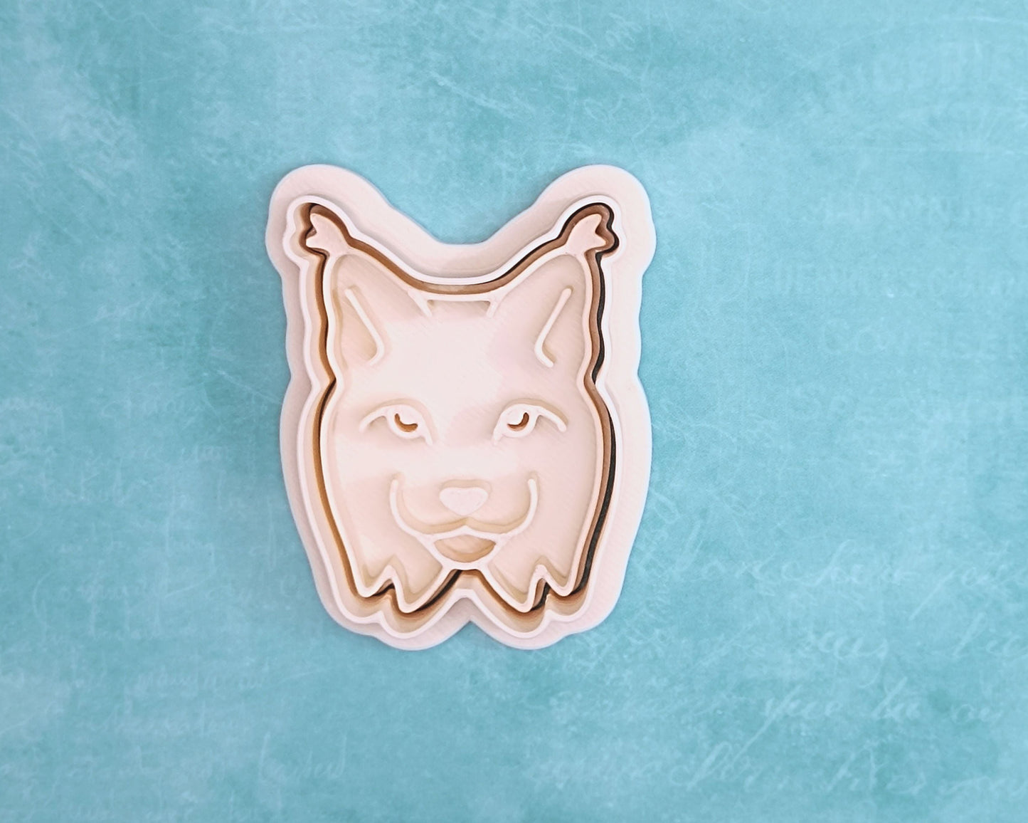 Lynx, head - cookie cutter set